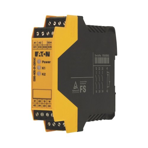 Eaton Veiligheidsrelais (230Vac50/60Hz), 3 vrijgave paden , 1 meldc. - Eaton esr5 nos 31 230vac l - 20060523