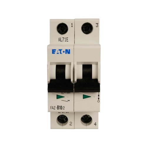 Eaton Installatie-automaat (MCB) FAZ, 2P, 10A, D-curve, 15kA - Eaton faz b102 c - 20067894