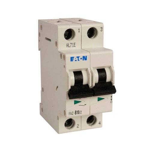 Eaton Installatie-automaat (MCB) FAZ, 2P, 10A, D-curve, 15kA - Eaton faz b102 r - 20067894