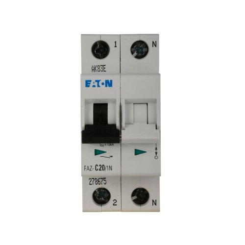 EATON automaat c20a 2p FAZ-C20/1N - Eaton faz c201n c - 11007354