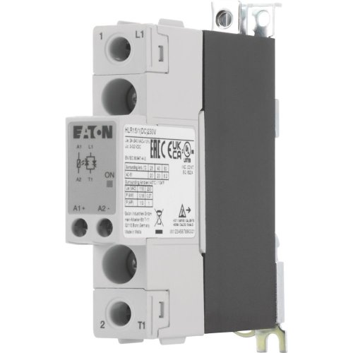 Eaton Solid state relais, 1 fase, stuurspanning 3-32VDC, heatsink, out 230VA - Eaton hlr15 1dc230v l - 20068835