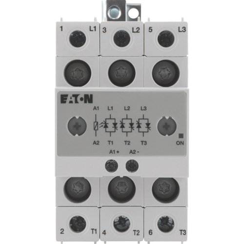 Eaton Solid state relais, 3 fase, stuurspanning 24-190VDC, 20-275VAC, heatsi - Eaton hlr20 3ac600v c - 20068843