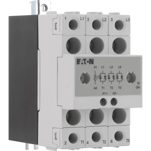 Eaton Solid state relais, 3 fase, stuurspanning 24-190VDC, 20-275VAC, heatsi - Eaton hlr20 3ac600v r - 20068843