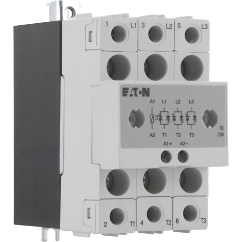 Eaton Solid state relais, 3 fase, stuurspanning 4-32VDC, heatsink, out 600VA - Eaton hlr20 3dc600v r - 20068842
