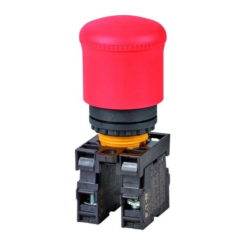 Eaton NOOD-UIT, 38mm, 1M + 1V, trekontgrendeld, onverlicht - Eaton m22 pv k02 ltp - 20065042
