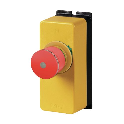 Eaton NOOD-STOP-/NOOD-UIT-drukknop, in behuizing, Paddestoelvormig, 30 mm, V - Eaton m22 pvl30 fk11 rg fiy1 ltp - 20064076