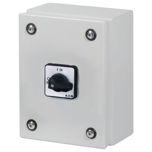 Eaton Stalen behuizing met lastscheider 100A 3P draaigreep zwart - Eaton se1 black knb l - 20063742