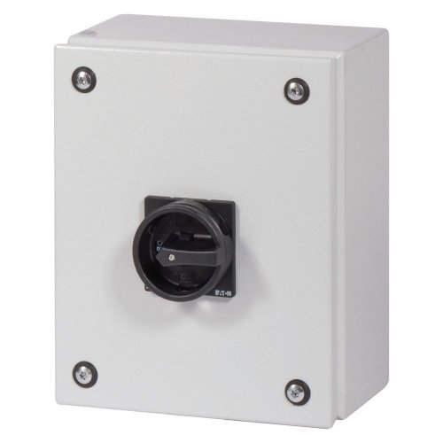 Eaton Stalen behuizing met nokkenschakelaar 32A 6P draaigreep zwart vergrend - Eaton se2 black svb sw l - 20063796