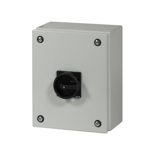 Eaton Stalen behuizing met lastscheider 80A 3P draaigreep zwart vergrendelba - Eaton se2 se3 enclosure svb sw l - 20069139