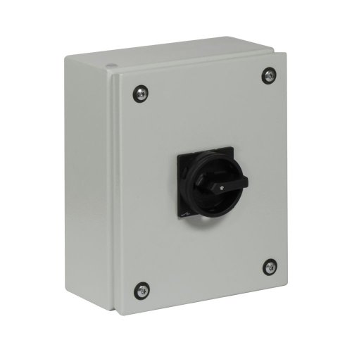 Eaton Stalen behuizing met lastscheider 80A 3P draaigreep zwart vergrendelba - Eaton se2 se3 enclosure svb sw r - 20069139