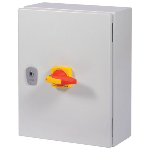 Eaton Stalen behuizing met lastscheider 125A 4P draaigreep rood/geel vergren - Eaton se4 red yellow k3 l - 20063701