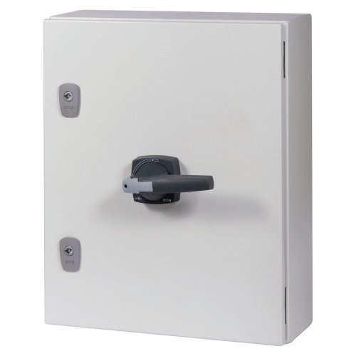 Eaton Stalen behuizing met lastscheider 400A 4P draaigreep grijs vergrendelb - Eaton se5 black k3 l - 20063716