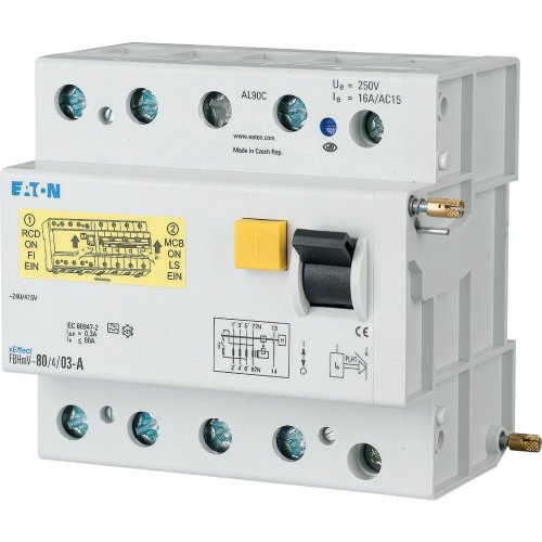 Eaton Foutstroommodule voor AZ, 80A, 4p, 500mA, type A - Eaton sg03913 l - 20060743