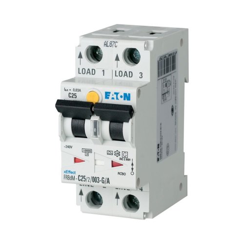 Eaton Dig. aardlekaut. (RCBO) FRBdM, 2P, 20A, D-kar., 100mA, 10kA, G/A-type - Eaton sg05613 l - 20060698