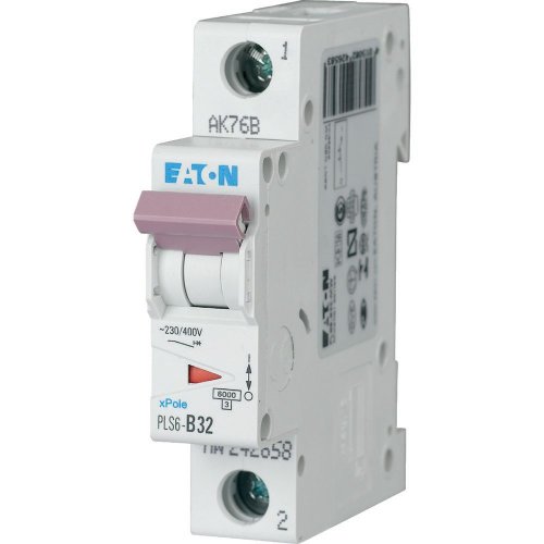 Eaton Installatie-automaat (MCB) PLS6, 32A, 1P, C-kar., 6ka - Eaton sg26011 l - 20066664