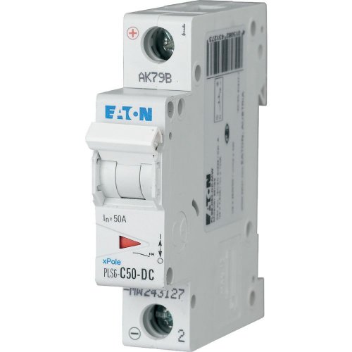 Eaton Installatie-automaat (MCB) PLS6, 50A, 1P, C-kar., DC, 6ka - Eaton sg45311 l - 20066776