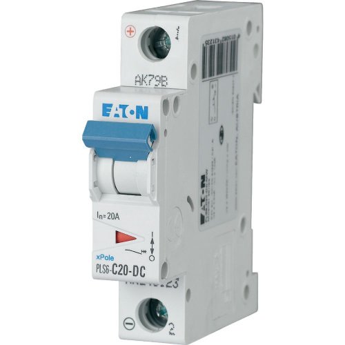 Eaton Installatie-automaat (MCB) PLS6, 20A, 1P, C-kar., DC, 6ka - Eaton sg46611 l - 20066772