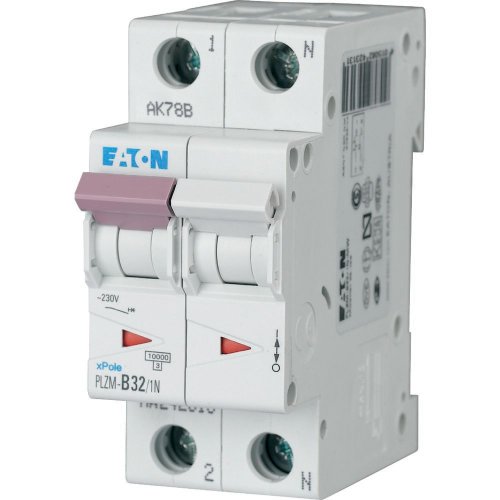 Eaton Installatie-automaat (MCB) PLZM, 32A, 1P+N, C-kar., 10ka - Eaton sg51011 l - 20066524
