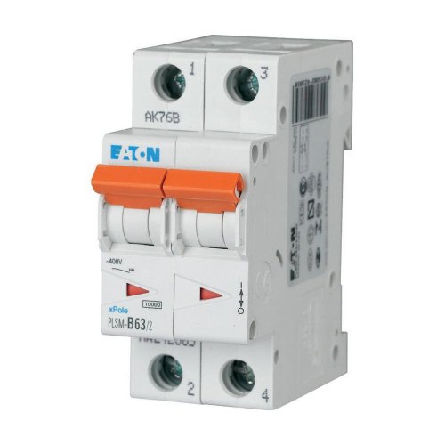 Eaton Installatie-automaat (MCB) PLSM, 63A, 2P, B-kar., 10ka - Eaton sg51311 l - 20066545
