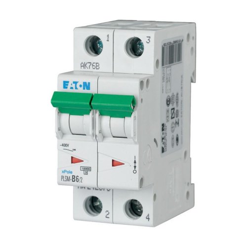 Eaton Installatie-automaat (MCB) PLSM, 6A, 2P, D-kar., 10ka - Eaton sg51811 l - 20066556