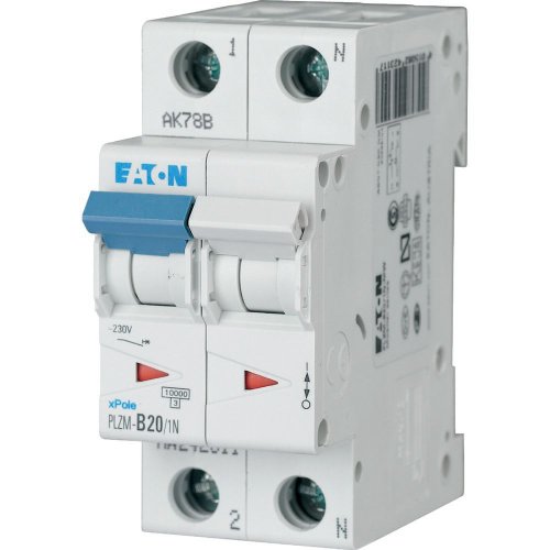 Eaton Installatie-automaat (MCB) PLZM, 20A, 1P+N, B-kar., 10ka - Eaton sg52911 l - 20066512