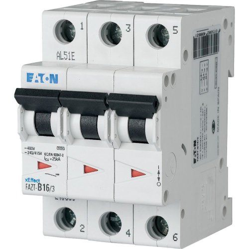 Eaton Installatie-automaat (MCB) FAZT, 3P, 3A, D-curve, 25kA - Eaton sg53512 l - 20066372