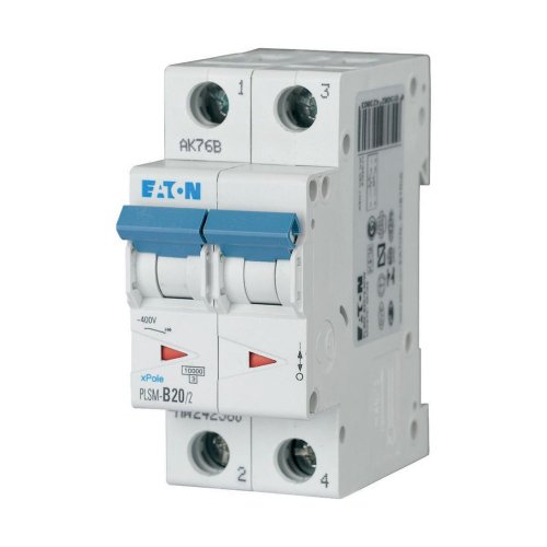 Eaton Installatie-automaat (MCB) PLSM, 20A, 2P, B-kar., 10ka - Eaton sg54711 l - 20066540
