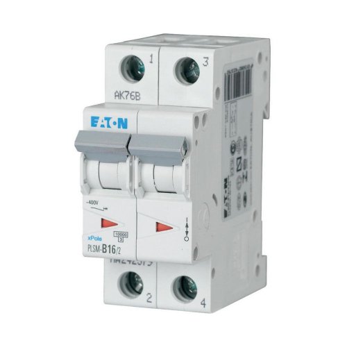 Eaton Installatie-automaat (MCB) PLSM, 16A, 2P, D-kar., 10ka - Eaton sg54811 l - 20066559