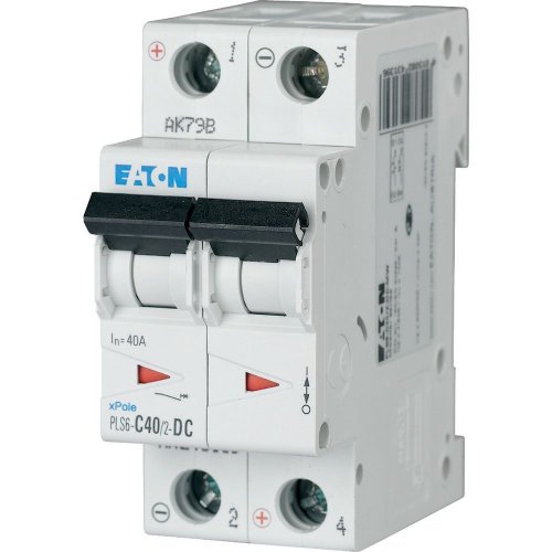Eaton Installatie-automaat (MCB) PLS6, 40 A, 2P, C-kar., DC, 6ka - Eaton sg55311 l - 20066784
