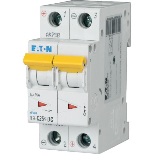 Eaton Installatie-automaat (MCB) PLS6, 25A, 2P, C-kar., DC, 6ka - Eaton sg55511 l - 20066782