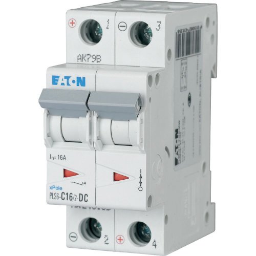 Eaton Installatie-automaat (MCB) PLS6, 16A, 2P, C-kar., DC, 6ka - Eaton sg55611 l - 20066780