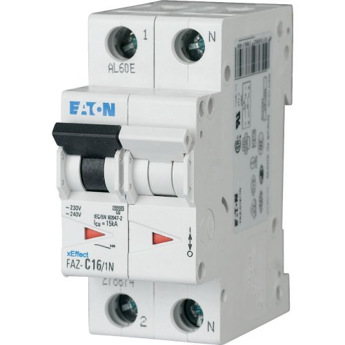 Eaton Installatie-automaat (MCB) FAZ, 1P+N, 63A, D-curve, 10kA - Eaton sg55612 l - 20059529