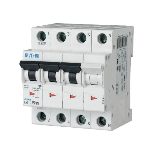 Eaton Installatie-automaat (MCB) FAZ, 3P+N, 2,5A, B-curve, 15kA - Eaton sg55712 l - 20068053