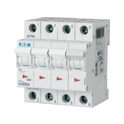 Eaton Installatie-automaat (MCB) PLSM, 50A, 3P+N, B-kar., 10ka - Eaton sg65411 l - 20066600