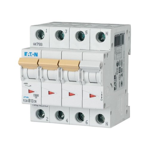 Eaton Installatie-automaat (MCB) PLSM, 13A, 3P+N, C-kar., 10ka - Eaton sg66611 l - 20066604