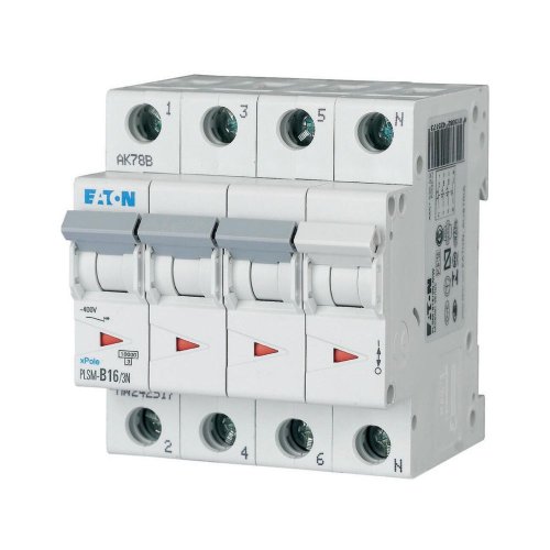 Eaton Installatie-automaat (MCB) PLSM, 16A, 3P+N, C-kar., 10ka - Eaton sg66911 l - 20066605