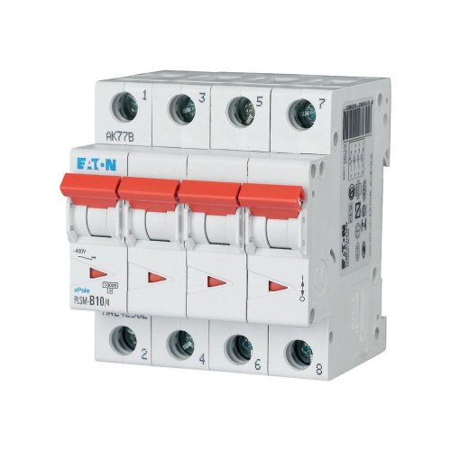 Eaton Installatie-automaat (MCB) PLSM, 10A, 4P, D-kar., 10ka - Eaton sg67811 l - 20066641