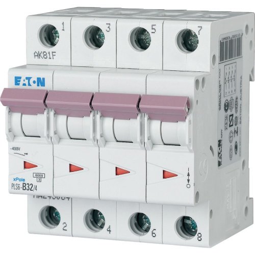 Eaton Installatie-automaat (MCB) PLS6, 32A, 4P, C-kar., 6ka - Eaton sg70711 l - 20066764