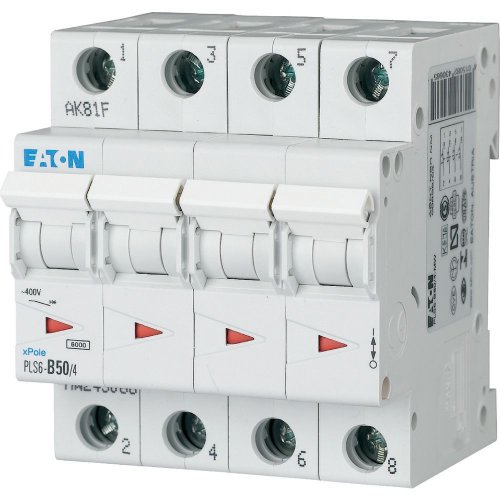 Eaton Installatie-automaat (MCB) PLS6, 50A, 4P, C-kar., 6ka - Eaton sg71111 l - 20066766