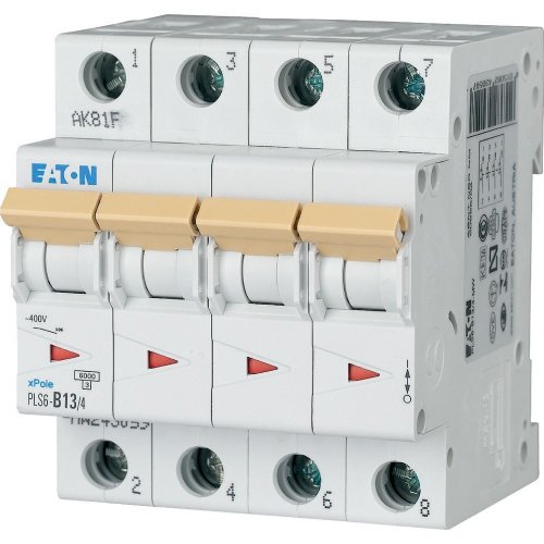 Eaton Installatie-automaat (MCB) PLS6, 13A, 4P, B-kar., 6ka - Eaton sg71211 l - 20066750