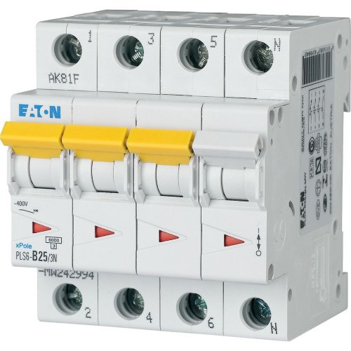 EATON automaat b25 3p+n pls6-b25/3n-mw - Eaton sg72911 l - 20066733