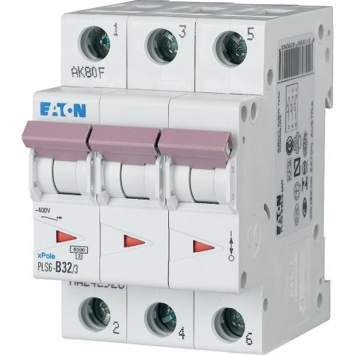 Eaton Installatie-automaat (MCB) PLS6, 32A, 3P, B-kar., 6ka - Eaton sg74411 l - 20066714