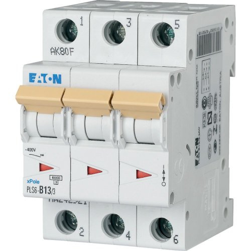 Eaton Installatie-automaat (MCB) PLS6, 13A, 3P+N, C-kar., 6ka - Eaton sg75011 l - 20066740
