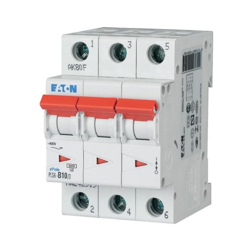 Eaton Installatie-automaat (MCB) PLS6, 10A, 3P, B-kar., 6ka - Eaton sg75911 l - 20066709
