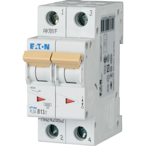 Eaton Installatie-automaat (MCB) PLS6, 13A, 2P, B-kar., 6ka - Eaton sg78011 l - 20066690