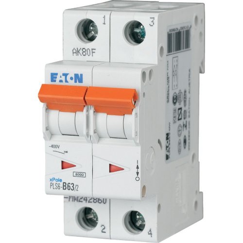 Eaton Installatie-automaat (MCB) PLS6, 63A, 2P, C-kar., 6ka - Eaton sg78211 l - 20066707