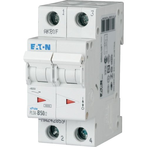 Eaton Installatie-automaat (MCB) PLS6, 50A, 2 P, C-kar., 6ka - Eaton sg78511 l - 20066706