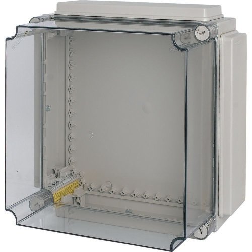 Eaton Kast Ci, HxBxD=421x421x275mm, deksel Ral7035, 4x gladde flenzen - Eaton vt47613 l - 20056057