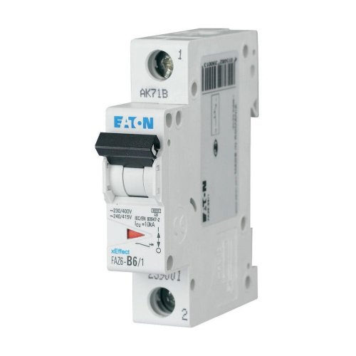 Eaton Installatie-automaat (MCB) FAZ6, 1P, 2A, B-curve, 6/10kA - Eaton wa sg00414 l - 20061635