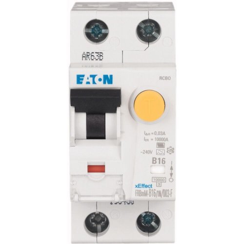 Eaton Aardlekautomaat (RCBO) FRBmM, 1P+N, 20A, B-kar., 30mA, 10kA, F-type - Eaton wa sg02818 c - 20063502